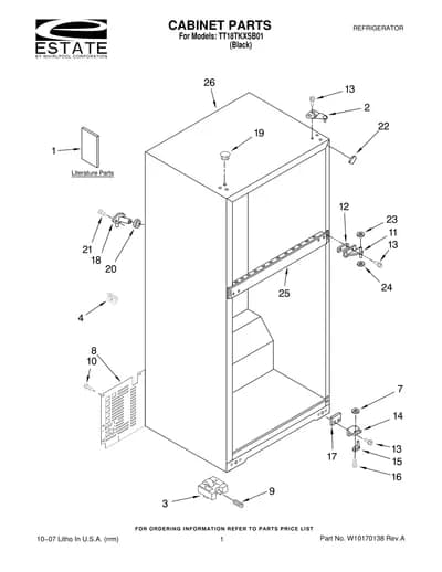 CABINET PARTS
