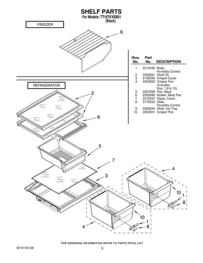 SHELF PARTS