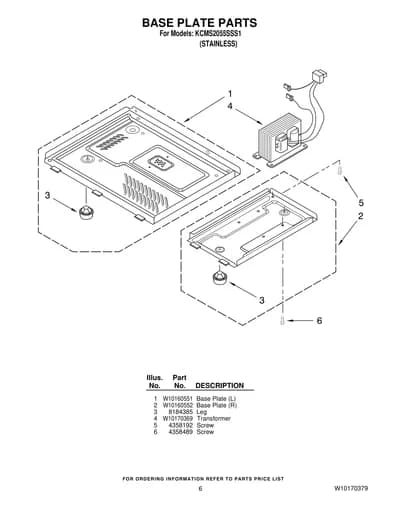 BASE PLATE PARTS