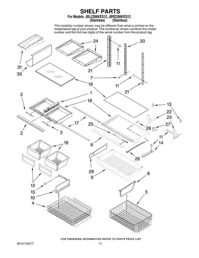 SHELF PARTS