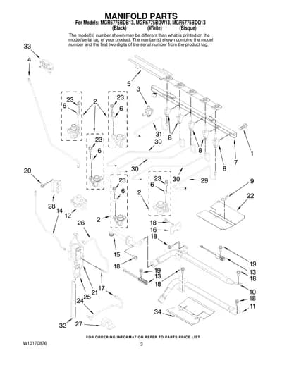 MANIFOLD PARTS