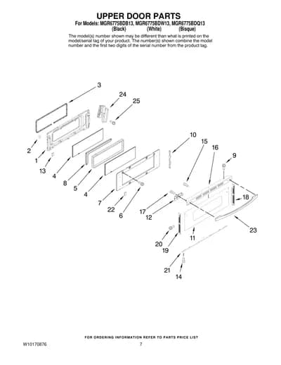 UPPER DOOR PARTS