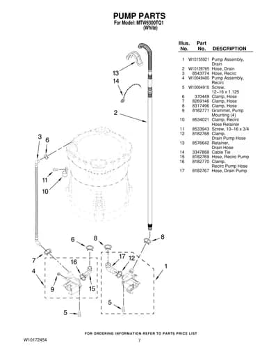 PUMP PARTS