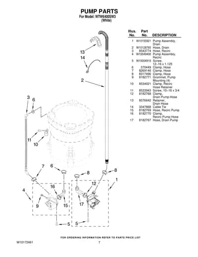 PUMP PARTS