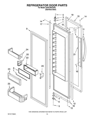 REFRIGERATOR DOOR PARTS