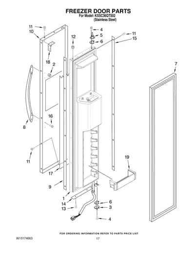FREEZER DOOR PARTS