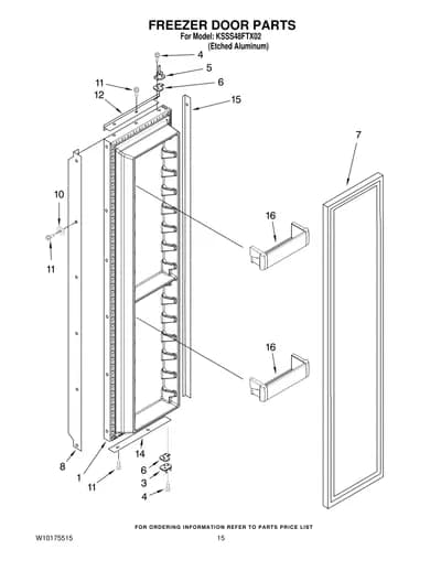 FREEZER DOOR PARTS