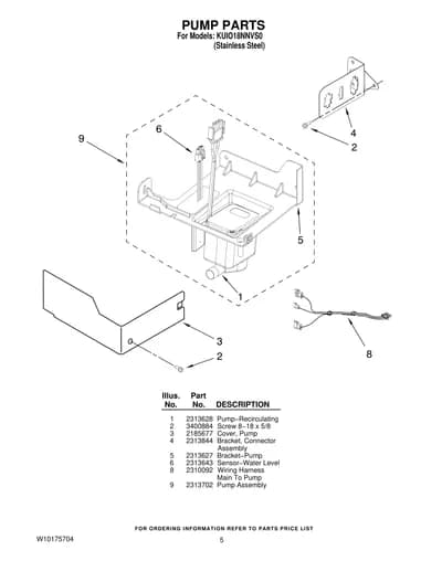 PUMP PARTS