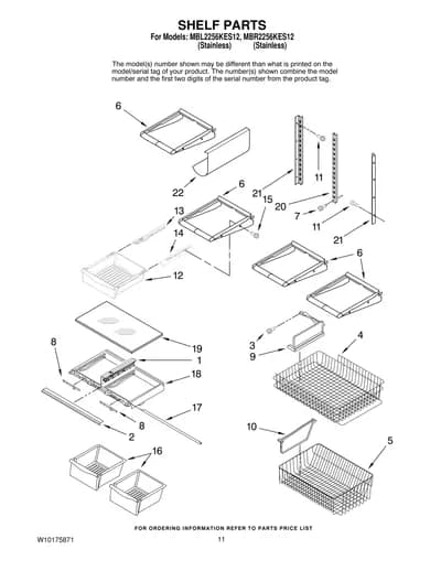 SHELF PARTS