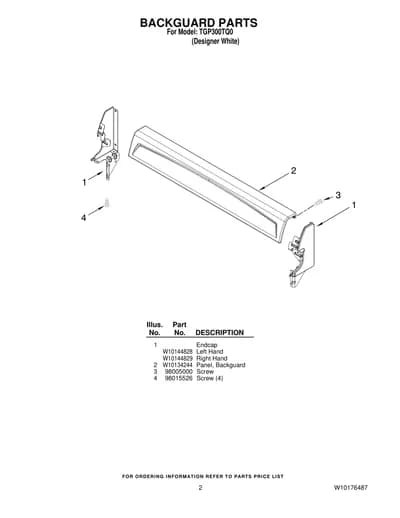 BACKGUARD PARTS