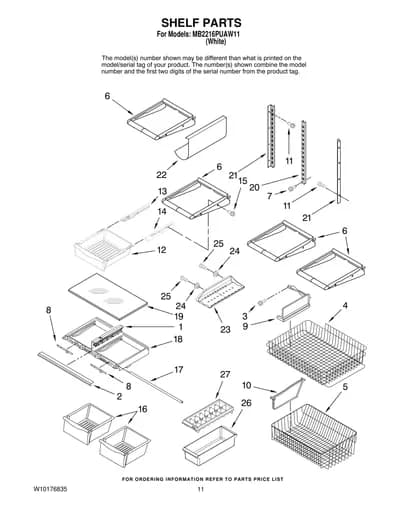 SHELF PARTS