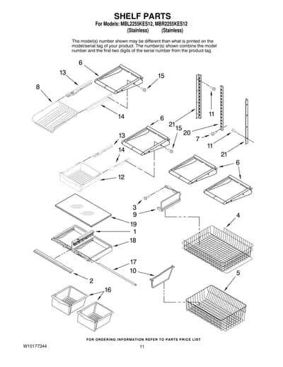 SHELF PARTS