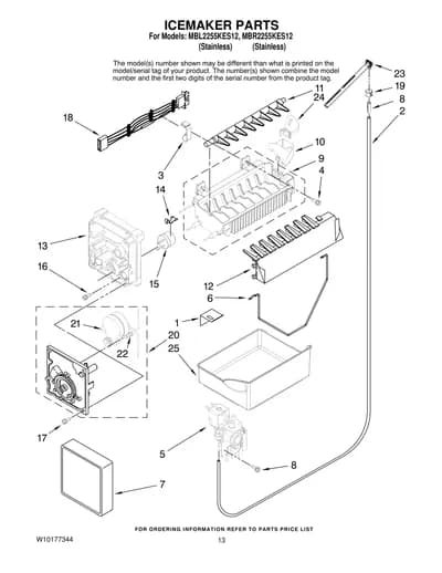 ICEMAKER PARTS