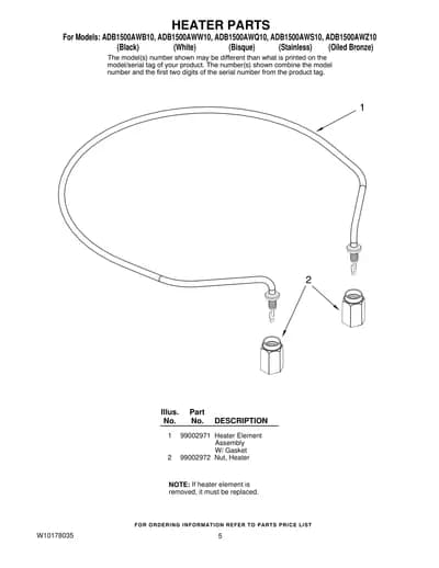 HEATER PARTS