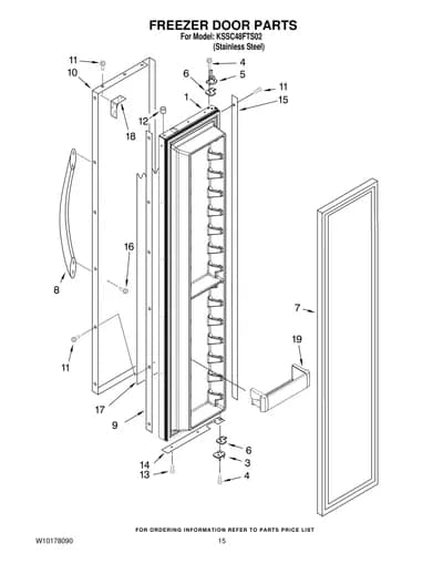 FREEZER DOOR PARTS