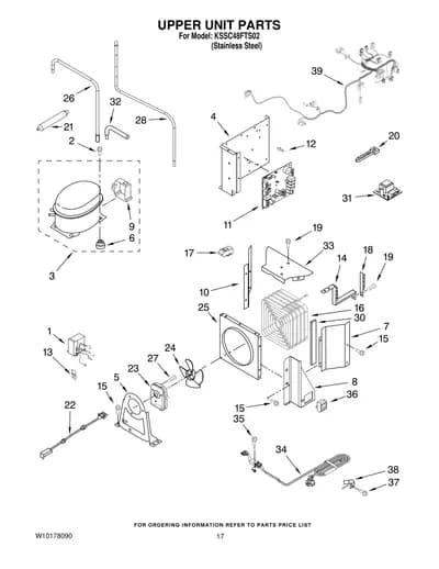 UPPER UNIT PARTS