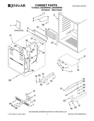 CABINET PARTS