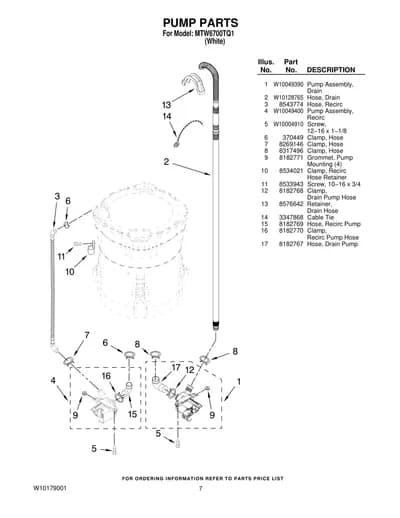 PUMP PARTS