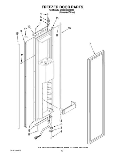 FREEZER DOOR PARTS