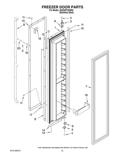 FREEZER DOOR PARTS