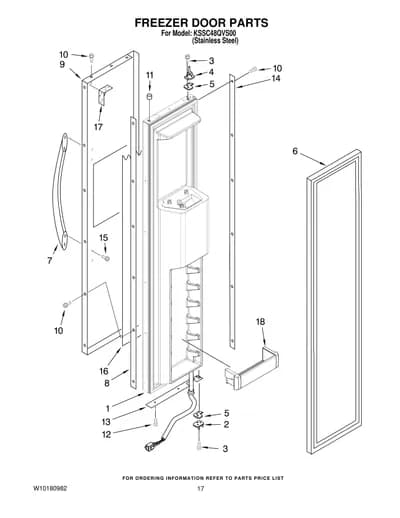 FREEZER DOOR PARTS