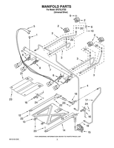 MANIFOLD PARTS