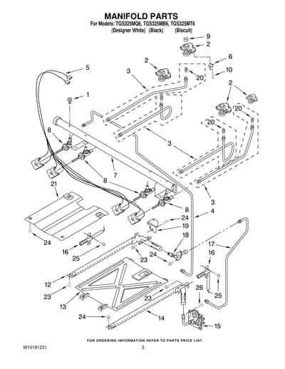 MANIFOLD PARTS