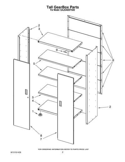 Tall GearBox Parts