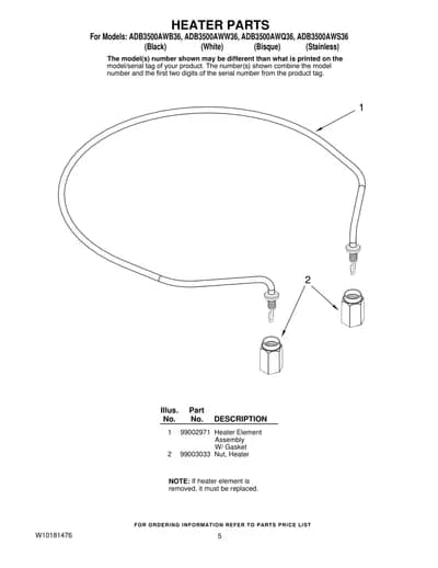 HEATER PARTS