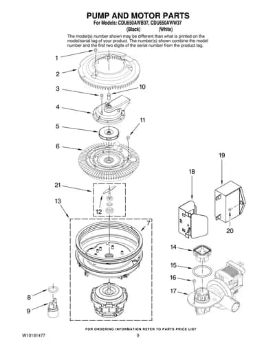 PUMP AND MOTOR PARTS