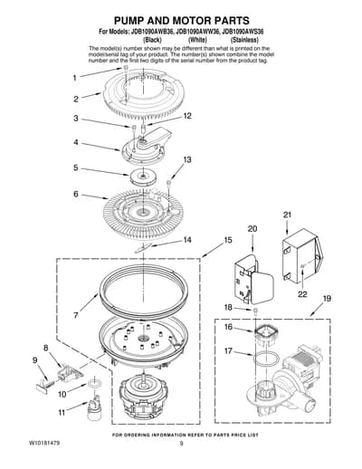 PUMP AND MOTOR PARTS