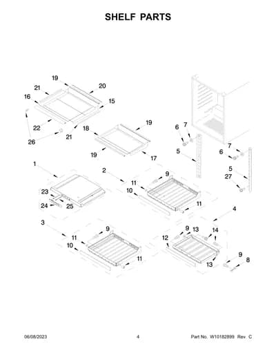 SHELF PARTS
