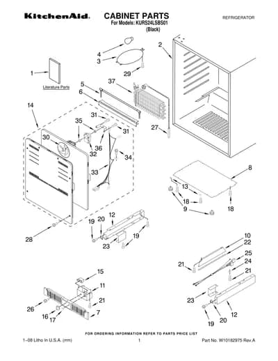 CABINET PARTS