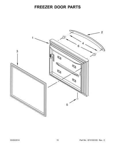 FREEZER DOOR PARTS