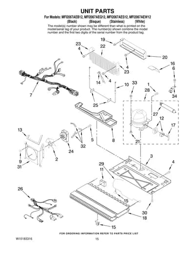 UNIT PARTS