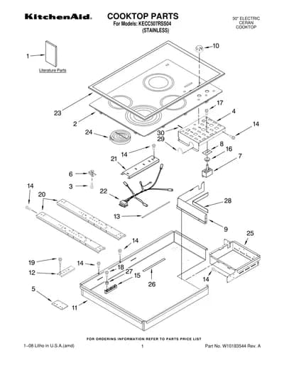 COOKTOP PARTS
