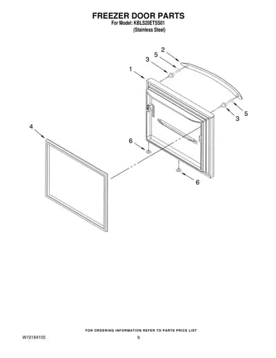 FREEZER DOOR PARTS