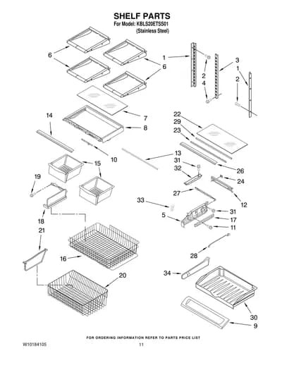 SHELF PARTS