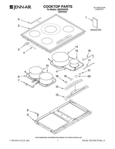COOKTOP PARTS