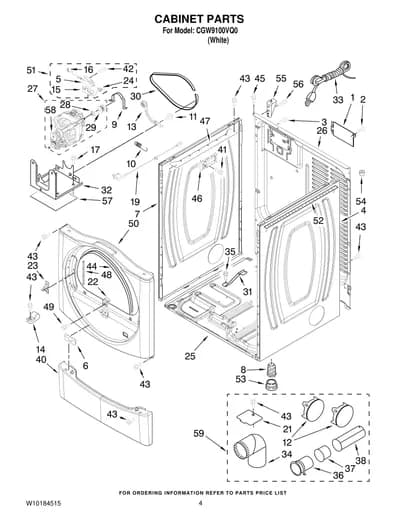 CABINET PARTS