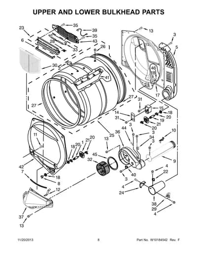UPPER AND LOWER BULKHEAD PARTS