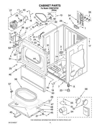CABINET PARTS