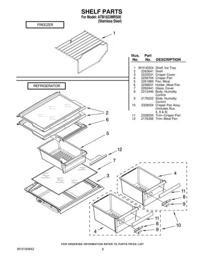 SHELF PARTS