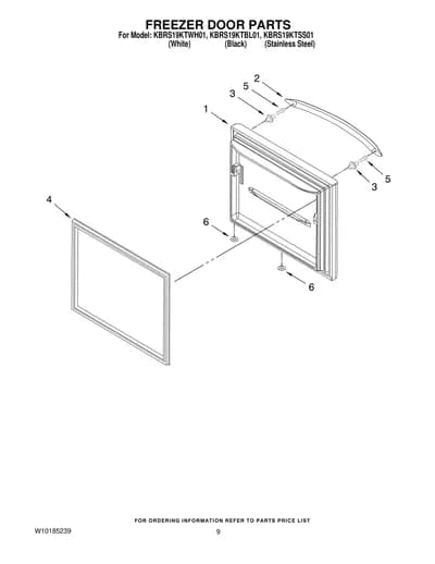 FREEZER DOOR PARTS