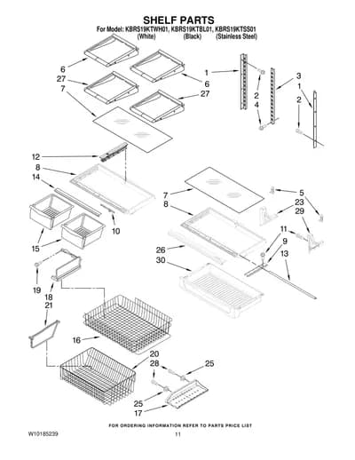 SHELF PARTS