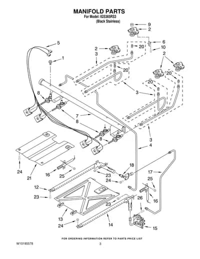 MANIFOLD PARTS
