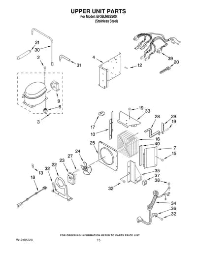 UPPER UNIT PARTS