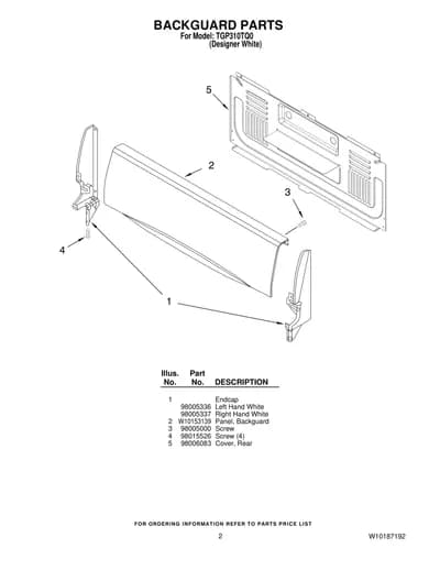 BACKGUARD PARTS