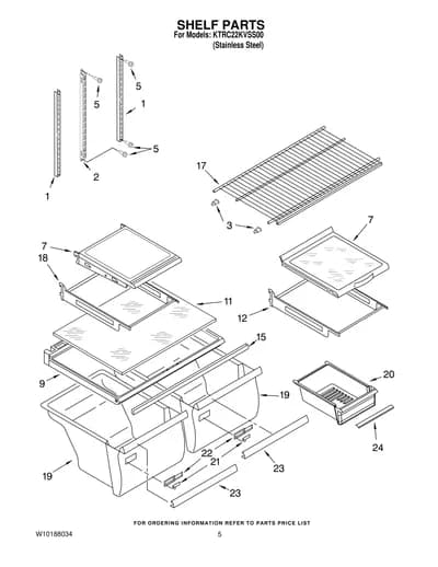 SHELF PARTS
