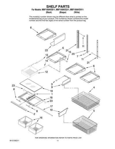 SHELF PARTS